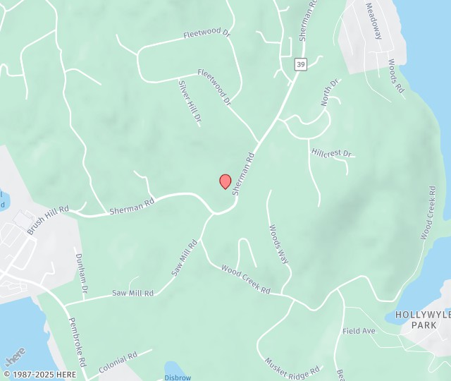 Location Map: 87 State Route 39 New Fairfield, Connecticut 6812